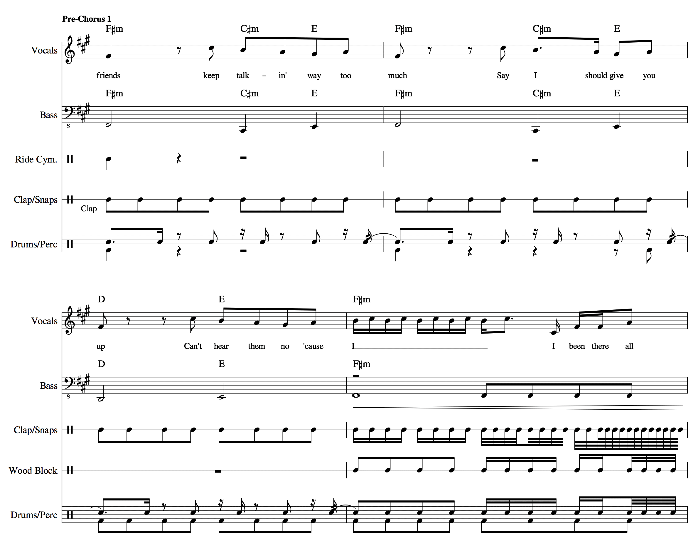 Pre-Chorus 1