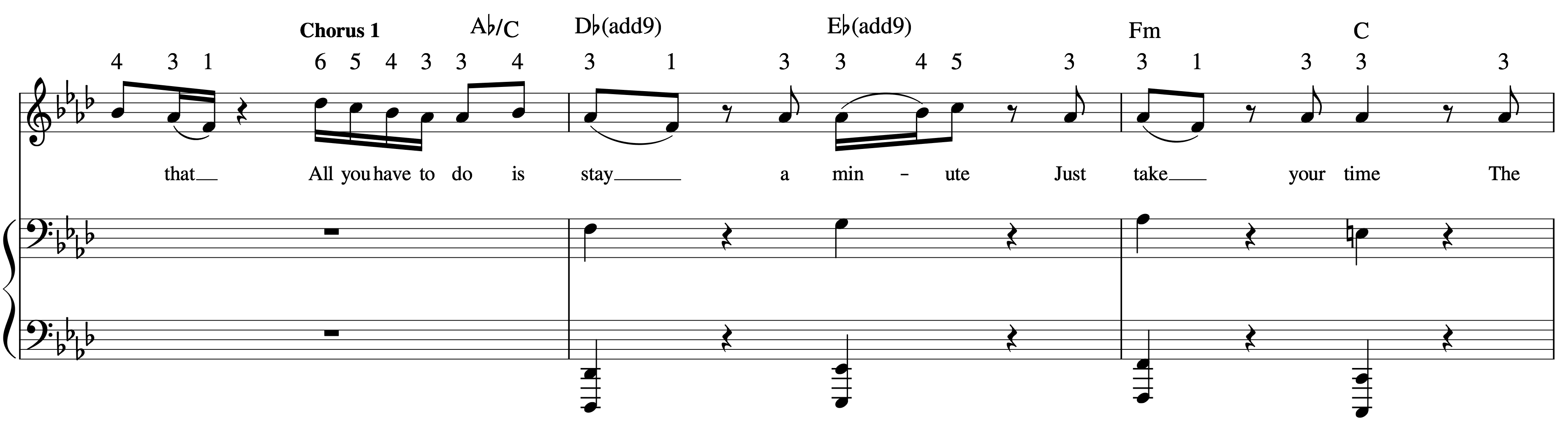 Chorus 1 Pattern